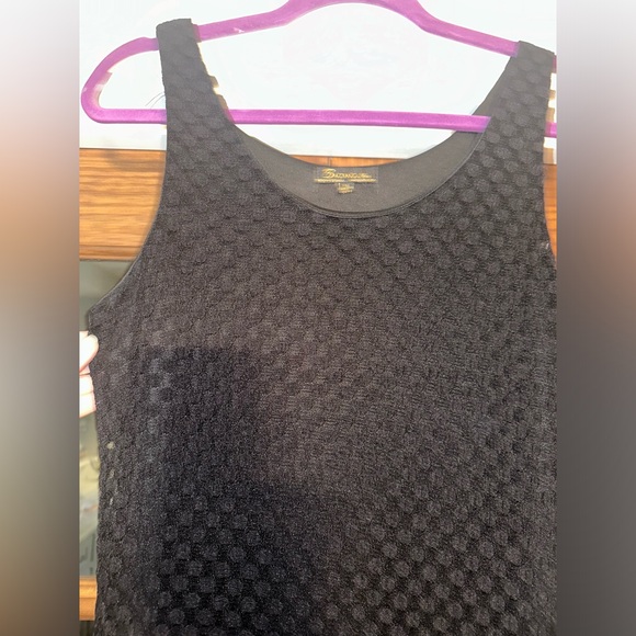 EUC Baciano Lace‎ Overlay Maxi Sleeveless Black Dress - Picture 8 of 10